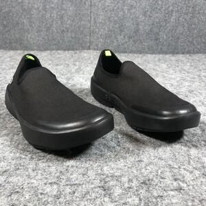 OOFOS OOmg Recovery Shoes Womens 8 Black Slip On Walking Comfort Sneakers